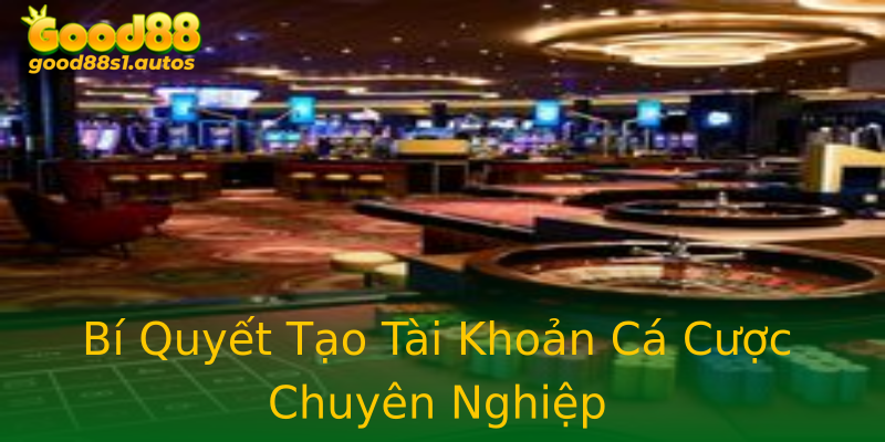 Bí Quyết Tạo Tài Khoản Cá Cược Chuyên Nghiệp Bí Quyết Tạo Tài Khoản Cá Cược Chuyên Nghiệp